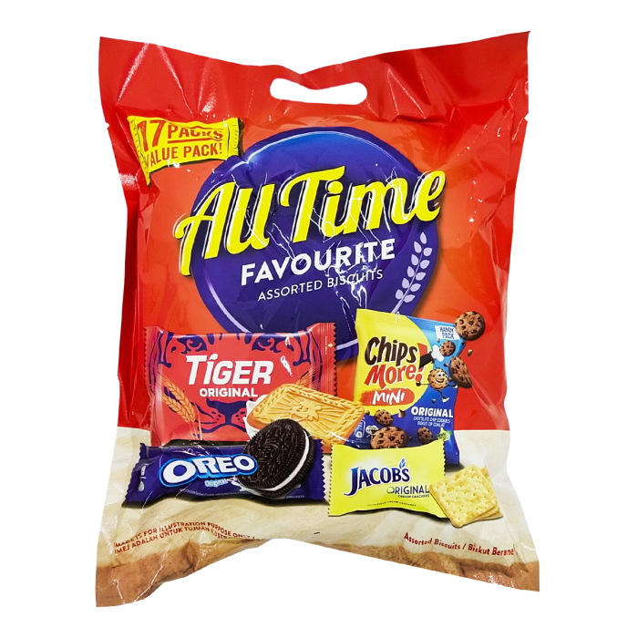 KRAFT ALL TIME Favourite Assorted Biscuits 499G