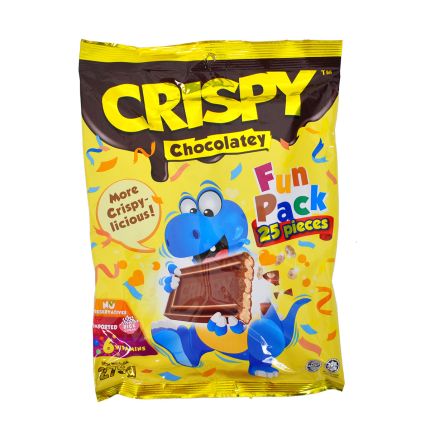 CRISPY Chocolatey With Rice Cereal Fun Pack 25x11g