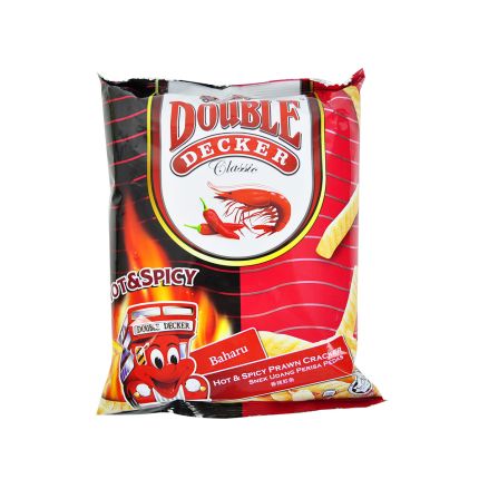DOUBLE DECKER Prawn Cracker Hot and Spicy 1 x 60g