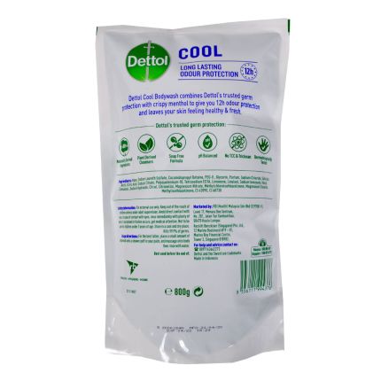 DETTOL Shower Gel Cool Refill 750g