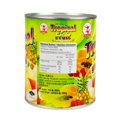 DOUBLE SWALLOW Tropical Fruit Cocktail 850g