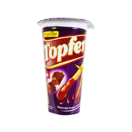 FRONTIER TOPFER Chocolate Crunchy Sticks 1 x 40g