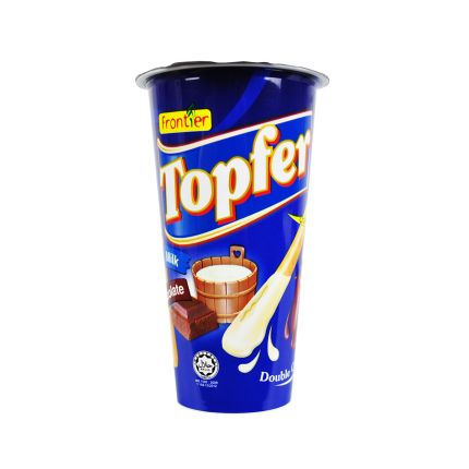 FRONTIER TOPFER Milk Chocolate Crunchy Sticks 1 x 40g