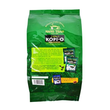 HANG TUAH 2 in 1 Black Coffee (Hijau)  1x20sx25g