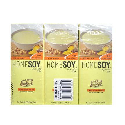 HOMESOY Brown Sugar 6x250ml