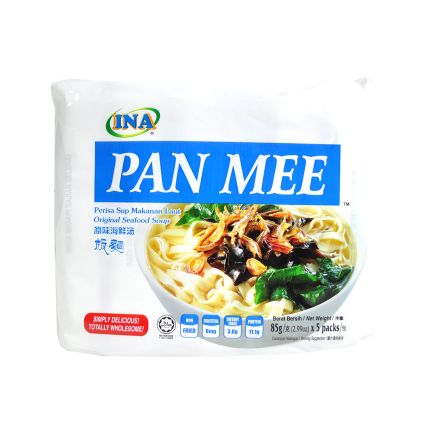 INA PAN MEE Original Seafood Soup Noodles 5x85g