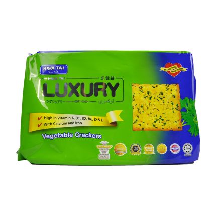 HWA TAI LUXURY Vegetable Crackers 12x18.5g  - (222g)