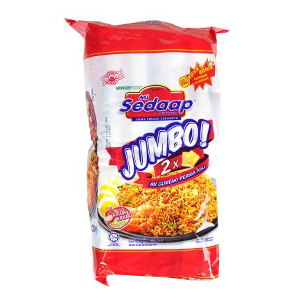 MI SEDAAP Mi Goreng Original JUMBO Dry Noodles 4x139g