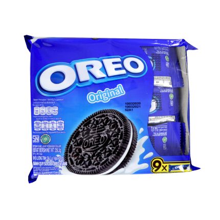 OREO Original Vanilla Cream Chocolate Sandwich Cookies 9s x 27.5g