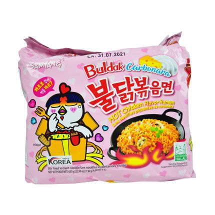 SAMYANG Hot Chicken Ramen Carbonara 5x130g