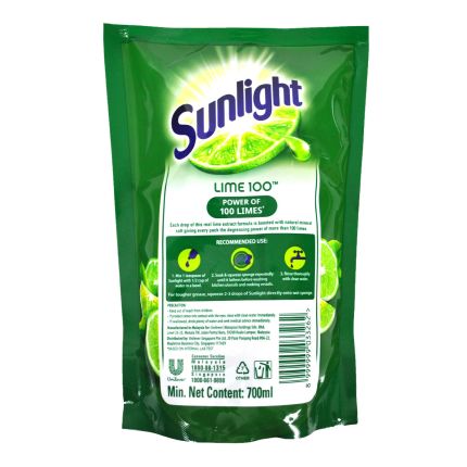 SUNLIGHT Dishwash Lime Refill 700ML