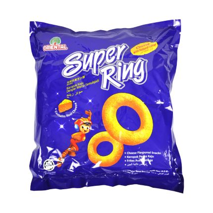 ORIENTAL Super Ring Cheese Snack (Family Pack) 8&#039;Sx14g