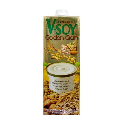 V-SOY Golden Grain Soya Milk 1L
