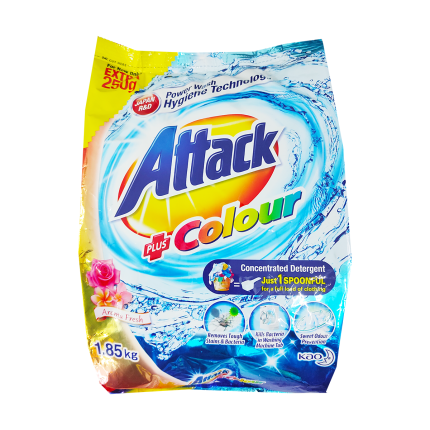 ATTACK Detergent Powder Plus Colour Aroma Fresh 1.6kg + 250g
