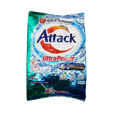 ATTACK Detergent Liquid Ultra Power Aromatic Floral Refill 2s x 1.6kg