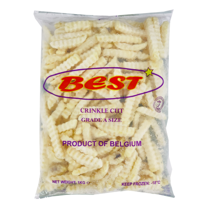 BEST French Fries Crinkle Cut 1kg