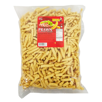 BIKA Prawn Flavoured Crackers 500g