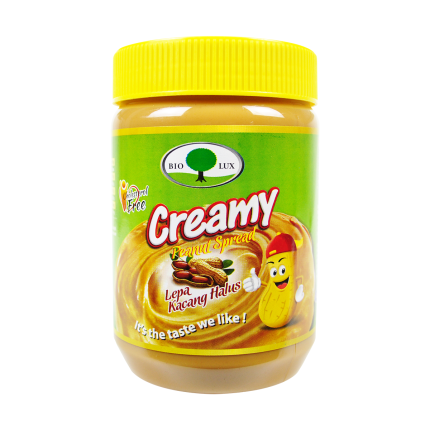 BIO LUX Creamy Peanut Spread 500g
