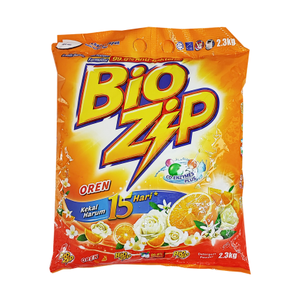 BIO ZIP Detergent Powder Oren 2.3kg