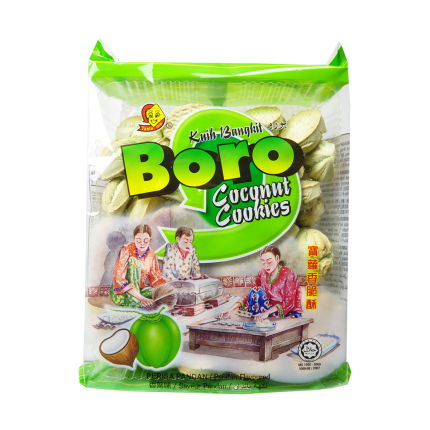 BORO Coconut Cookies Pandan Flavour 205g