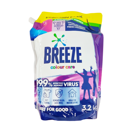 BREEZE Liquid Detergent Colour Care Refill 3.2kg