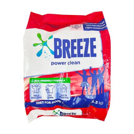 BREEZE Detergent Powder Power Clean 3.3kg