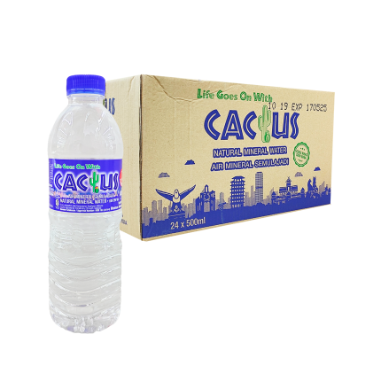 CACTUS Mineral Water 24x500ml (Carton)