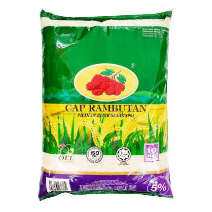 CAP RAMBUTAN White Rice SST 5% 10kg