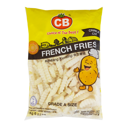 CB French Fries Crinkle Cut 1kg