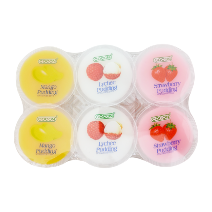 COCON Mixed Fruit Pudding 6x80g