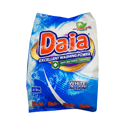 DAIA Detergent Powder White Action 2kg+300g