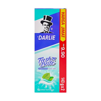 DARLIE Toothpaste Fresh &amp; Brite Twin Pack 2x140g