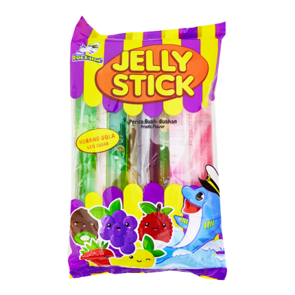 DOLPHIN Fruit Jelly Stick (Less Sugar) 360g