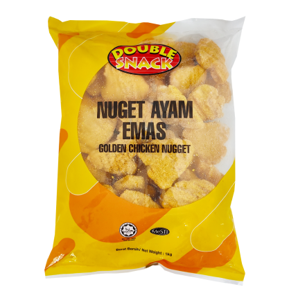DOUBLE SNACK Golden Chicken Nugget 1kg