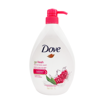 DOVE Body Wash Pomegranate &amp; Lemon Verbena Scent 1L