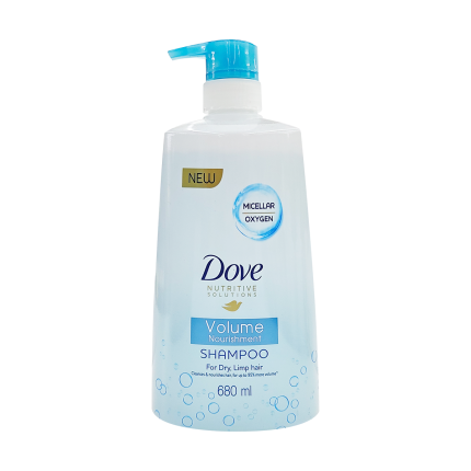 DOVE Hair Shampoo Volume Nourishment for Dry and Limp Hair 650ml