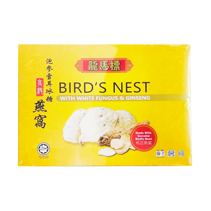 DRAGON HORSE Bird Nest (White Fungus with Ginseng) 6x70ml