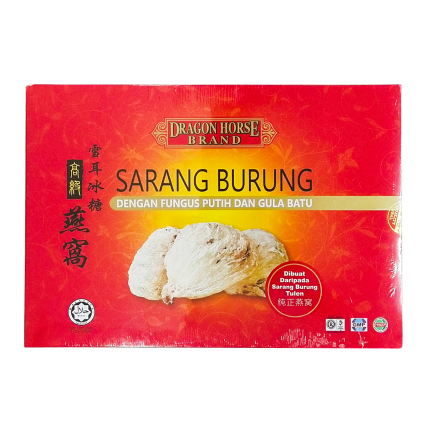 DRAGON HORSE Bird Nest (White Fungus with Rock Sugar) 6x70ml