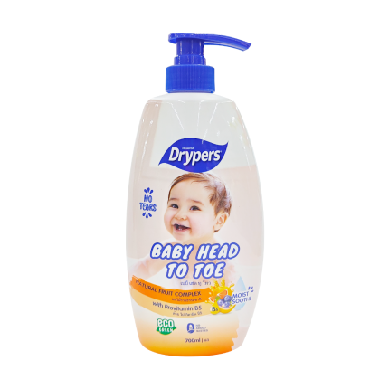 DRYPERS Baby Bath Head To Toe Fruit 650ml