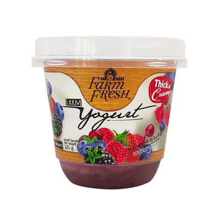 FARM FRESH Farm Mixberries Yogurt 120g