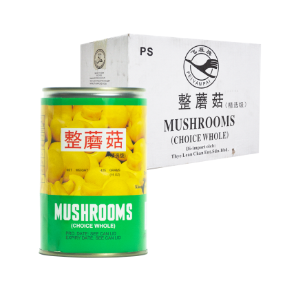 FEI YAN PAI Whole Mushroom 24x425g (Carton)
