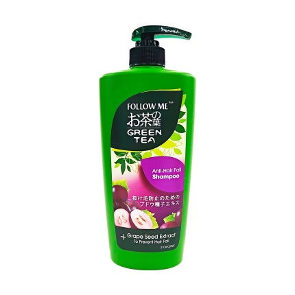 FOLLOW ME Green Tea Hair Shampoo Anti Hair Fall 650ml