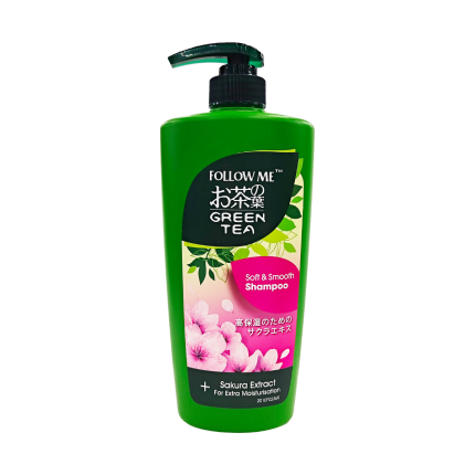 FOLLOW ME Green Tea Hair Shampoo Soft &amp; Smooth 650ml
