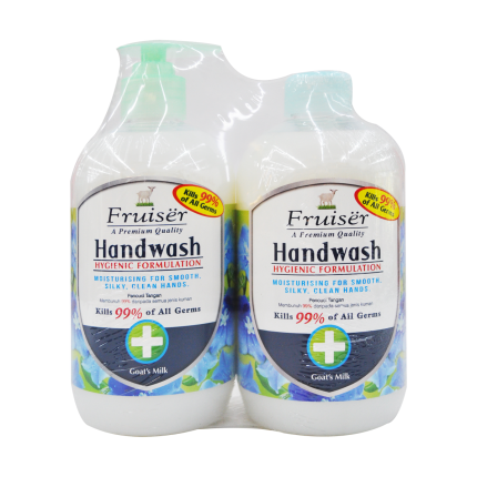FRUISER Handwash Goat&#039;s Milk Twin Pack 2x500ml