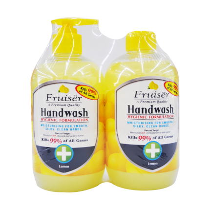 FRUISER Handwash Lemon Twin Pack 2x500ml