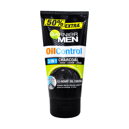 GARNIER Men Face Wash OilControl 3 in 1 150g