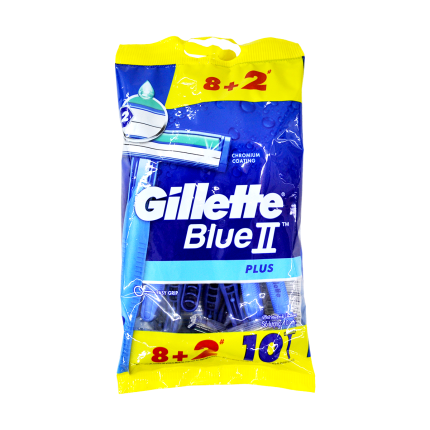 GILLETTE Blue II Plus 8+2