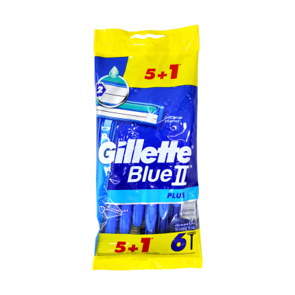 GILLETTE Blue II Plus 5+1