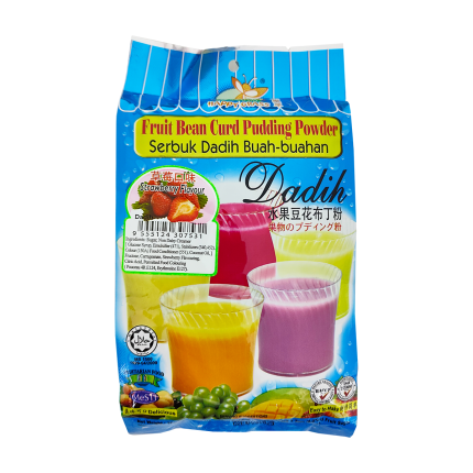 HAPPY GRASS Dadih Strawberry Pudding Powder 310g