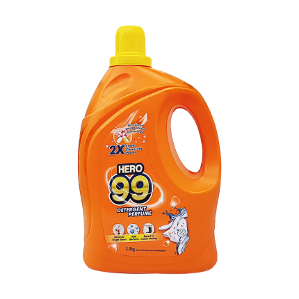HERO 99 Liquid Detergent Perfume 2x Cleaning Power 3.9kg